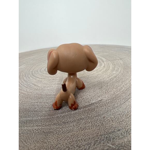 Littlest Pet Shop RARE #518 Dachshund Dog Brown Blue Eyes Tear Drop LPS *Read - Picture 3 of 6